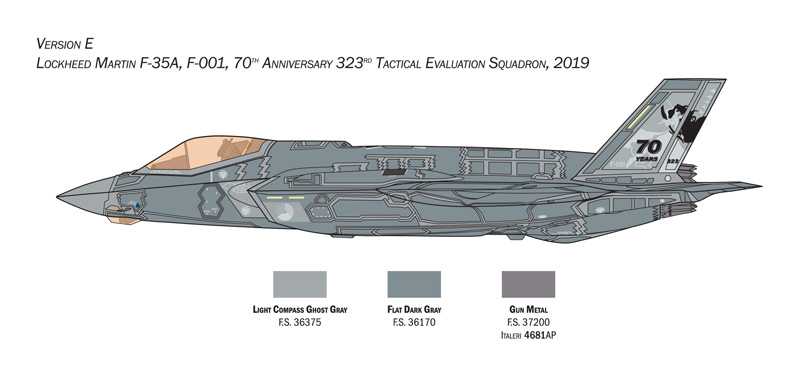 F-35A Lightning II (Beast Mode) (Italeri 1:72)