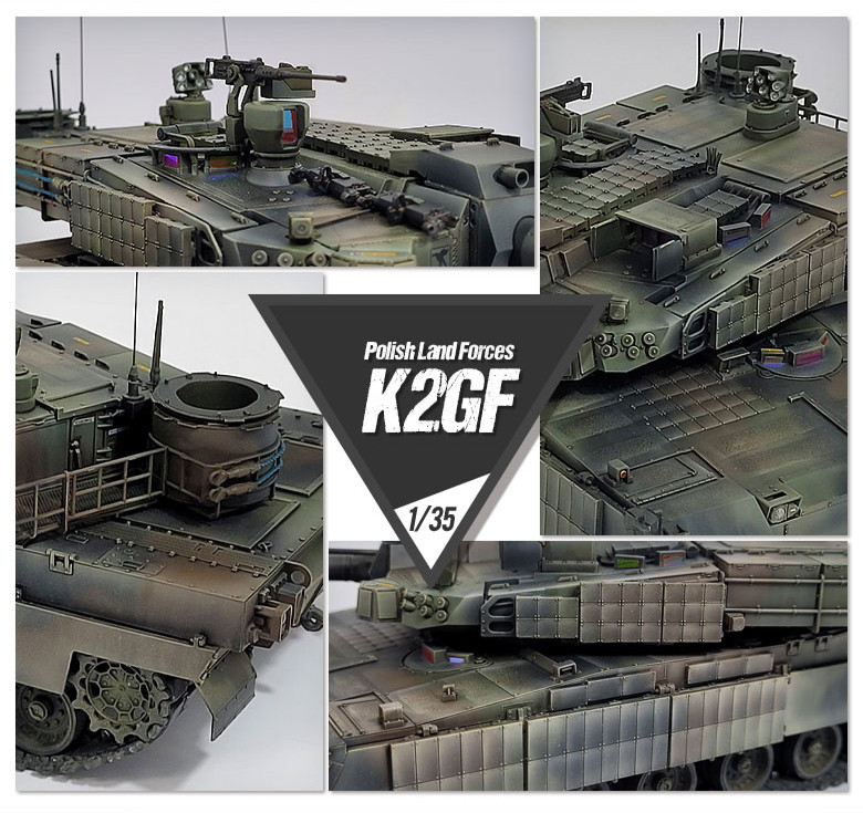 Polish Land Forces K2GF (Academy 1:35)