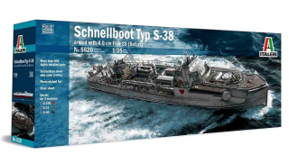 SCHNELLBOOT S-38 with Bofors  (Italeri 1:35)
