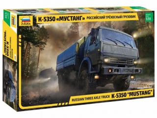 Russian three axle truck K-5350 MUSTANG (1:35) 