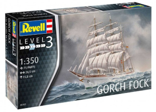 Loď Gorch Fock (Revell 1:350) 