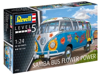 VW T1 Samba Bus Flower Power (Revell 1:24) 