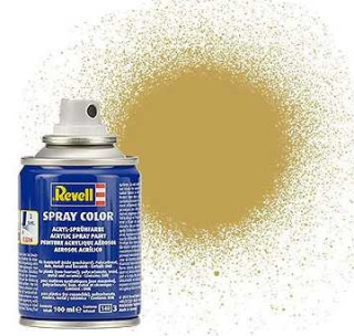 34116 - Barva ve spreji matná pískově žlutá (sandy yellow mat)(Revell 100ml) 