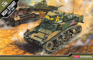 US M3A1 STUART LIGHT TANK (Academy 1:35)