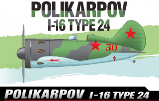 POLIKARPOV I-16 Type 24 (Academy 1:48) 