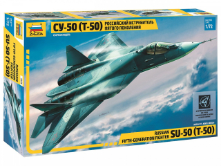 Sukhoi SU-57 Russian Stealth Fighter (Zvezda 1:72) 