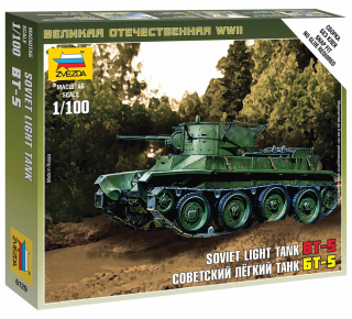 Wargames (WWII) - Soviet Tank BT-5 (Zvezda 1:100) 