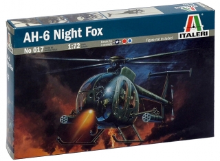 Vrtulník AH-6 NIGHT FOX (Italeri 1:72)