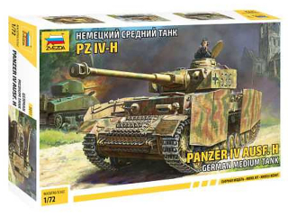Tank Panzer IV Ausf.H (Zvezda 1:72) 