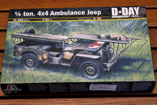 1/4 TON. 4x4 AMBULANCE JEEP (Italeri 1:35) 