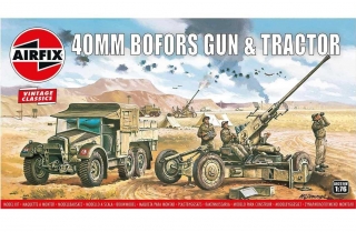 Bofors 40mm Gun & Tractor (Airfix 1:76) 