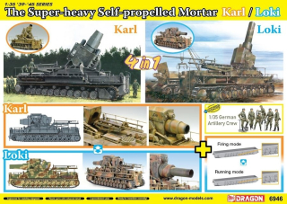 GERMAN HEAVY SELF-PROPELLED MORTAR KARL/LOKI (1:35)