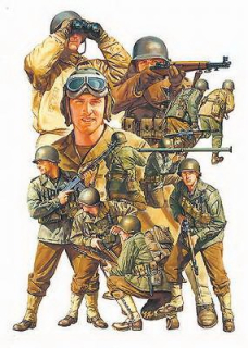 WWII US Army Infantry GI Set (Tamiya 1:48) 