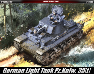German Light Tank Pz.Kpfw. 35(t) (Academy 1:35) 