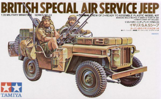 SAS Willys Jeep + 2 Crew figures (Tamiya 1:35)
