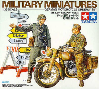 German Motorcycle Orderly Set (Tamiya 1:35) 