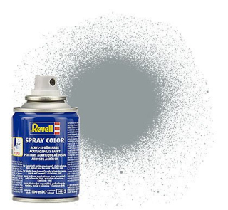 Barva ve spreji - 34176 matná světle šedá (light grey mat USAF)(Revell 100ml) 