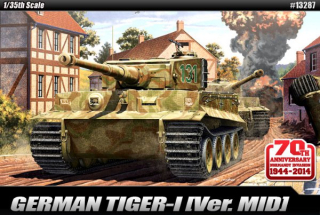 Tiger I Mid. 70th Anniversary (Academy 1:35) 