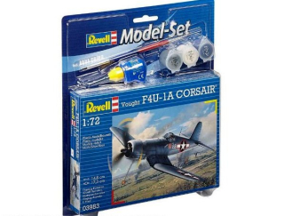 63983 - Set letadla Vought F4U-1A Corsair (Revell 1:72) 