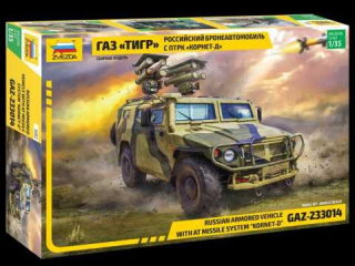 GAZ with AT missile system Kornet D (Zvezda 1:35) 