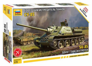 Soviet tank destroyer SU-85 (Zvezda 1:72) 