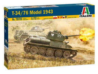 Tank T-34/76 Model 1943 (Italeri 1:72) 