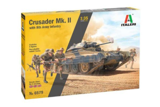 Crusader Mk. II with 8th Army Infantry (Italeri 1:35) 