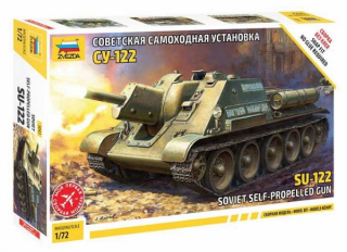 SU-122 Soviet Tank Destroyer (Zvezda 1:72) 
